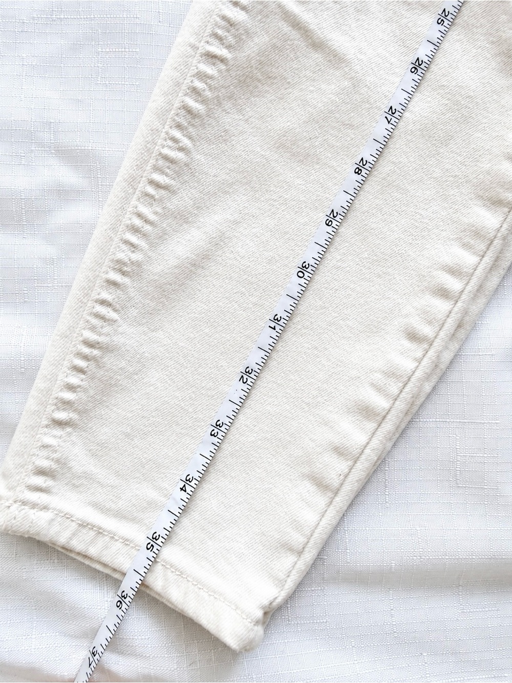 PISTOLA White High Rise Skinny Jeans Size 29 Stretch Denim - Picture 6 of 6